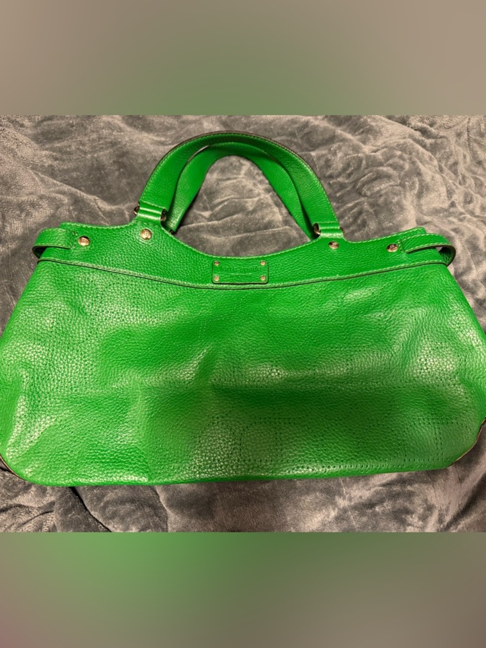 Kate Spade Green Leather Bag Used